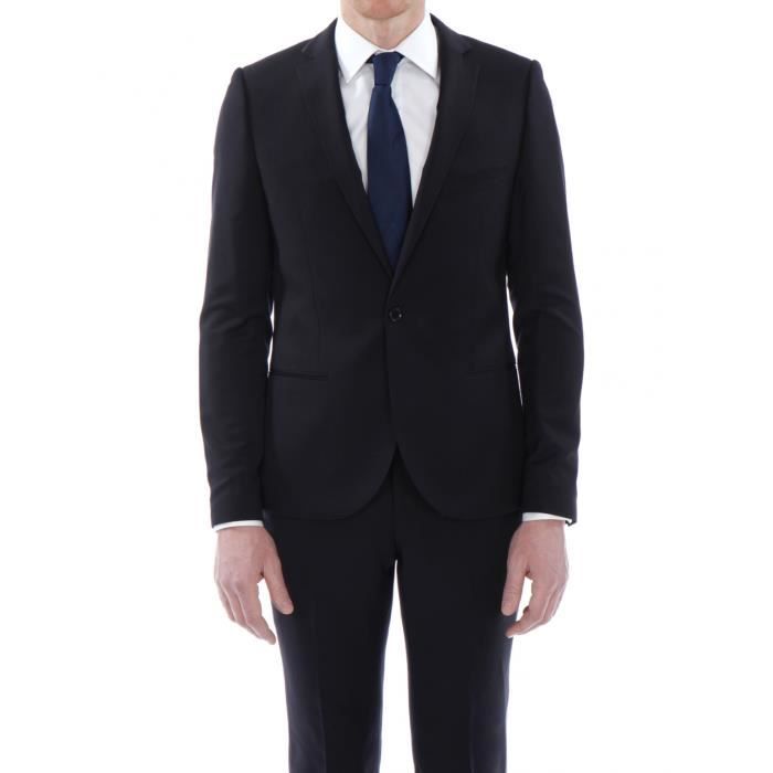BRUCE FIELD - Costume cintré un … Noir Marine - Cdiscount Prêt-à-Porter