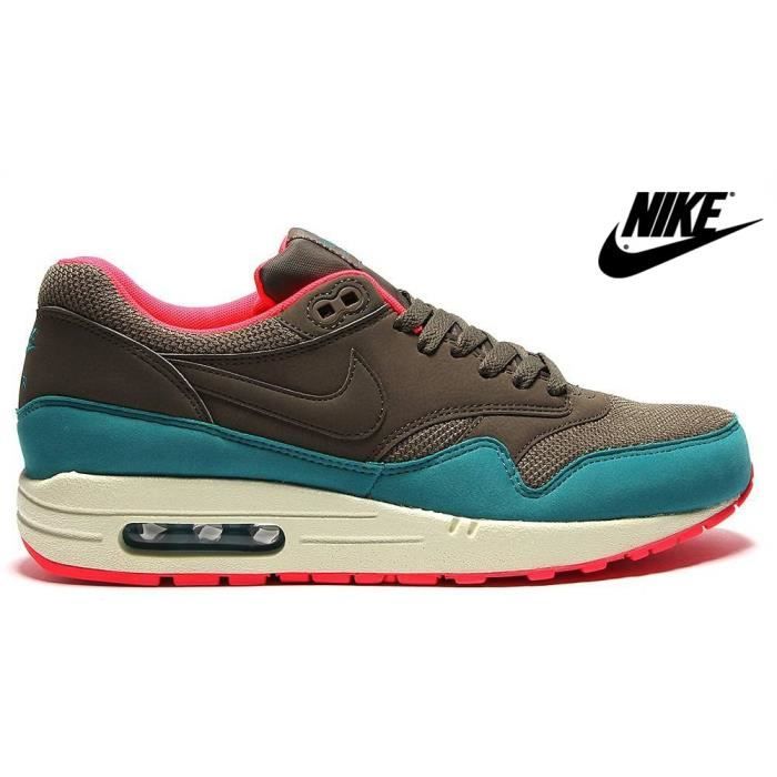 Nike Air Max 1 Essential Dark Dune / Catalina- Hyper Punch marron -  Cdiscount Chaussures