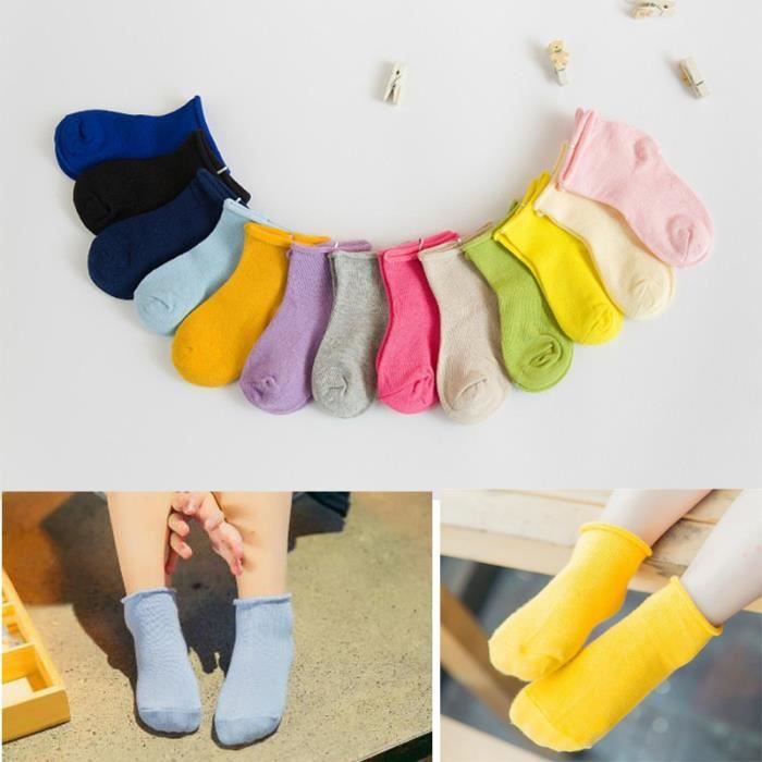 Court Ete Bebe Enfants Chaussette Orange 4 5 Years Orange 4 5 Years S Couleurs Candy En Coton Solide Pour Filles Garcons 0 10y Orange Cdiscount Pret A Porter