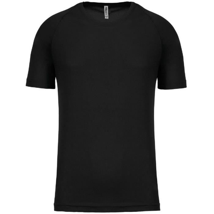T-shirt sport - Running - Homme - PROACT - PA438 - noir - 100% polyester - séchage rapide T-shirt sport - Running - Homme - PROACT - PA438 - noir - 100% polyester - séchage rapide