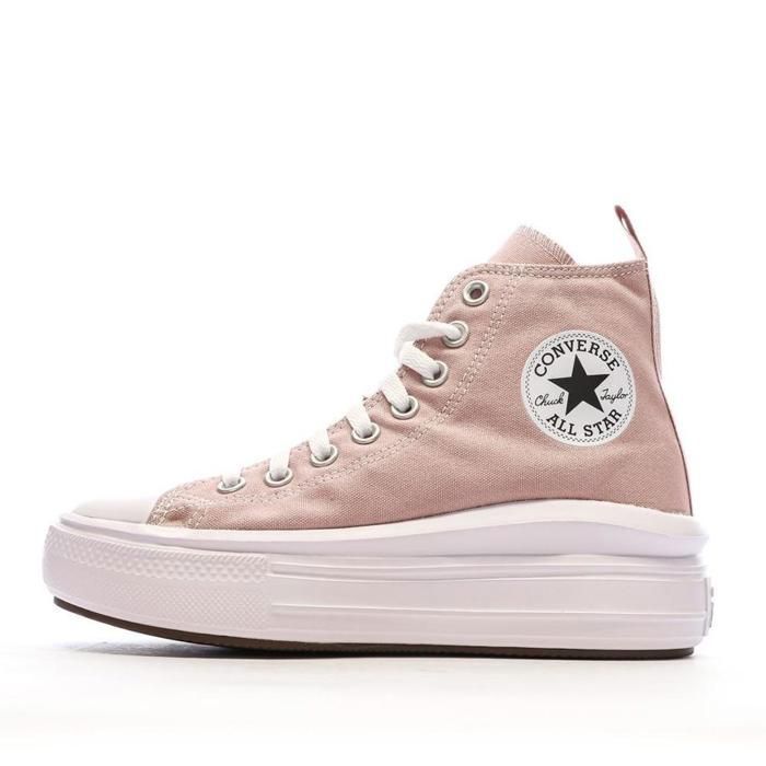 Converse compensée rose hotsell
