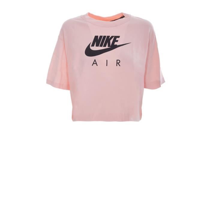 tee shirt nike rose femme