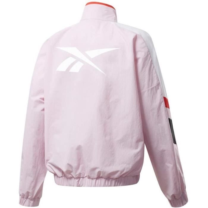 Veste de sport Reebok Wor Myt Tiss pour femme Rose Manches