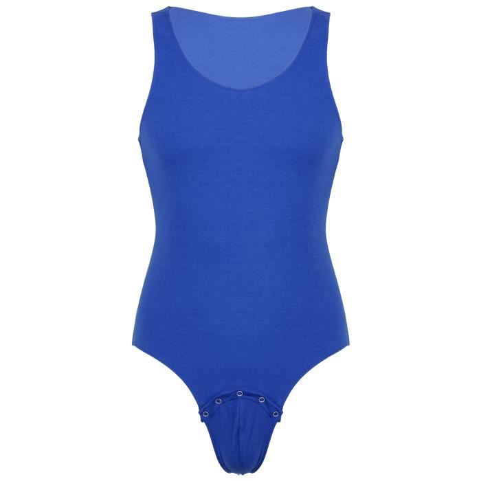 Justaucorps Homme Une Pièce - Sport, Danse, Yoga - Sans Manches, Fermeture éclair - Taille M-3XL