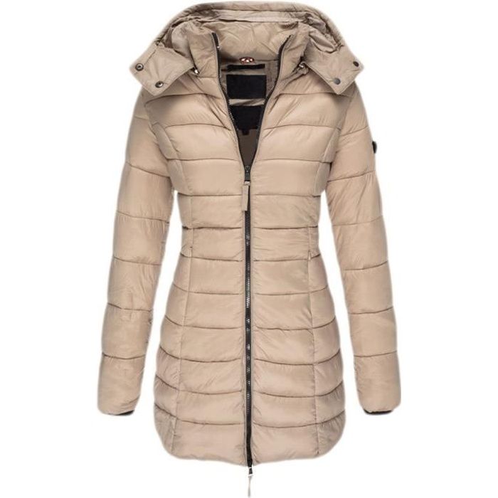 Doudoune Duvet Capuche pour Femme Doudoune Matelass Hiver Chaud