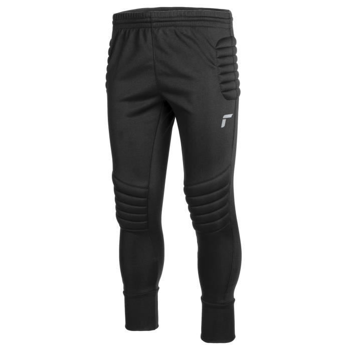 Pantalon de gardien enfant - REUSCH - Training - Noir - Protections genoux & hanches - Coupe ajustée
