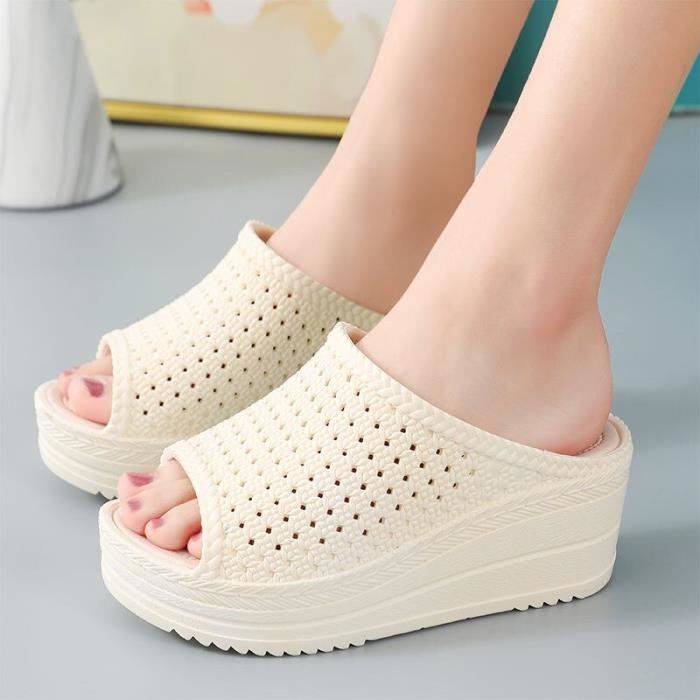Chaussons femme haut talon clearance