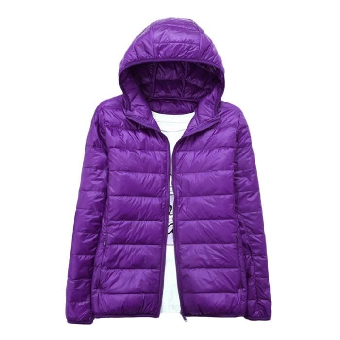 Doudoune ultra new arrivals légère femme capuche