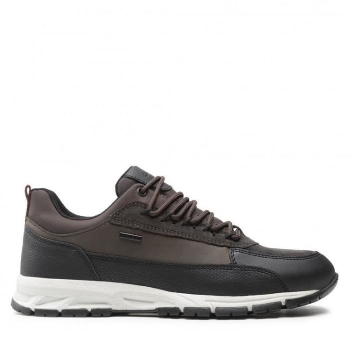 Geox Baskets GEOX U DELRAY B ABX B - GEOX - Noir - Synthétique - talon plat - a lacets