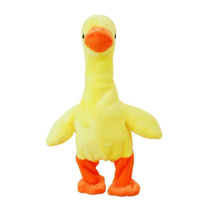 Canard en peluche Peluche Canard Jaune Peluche Jouet Drôle Parler Et Marche Animal Intelligent