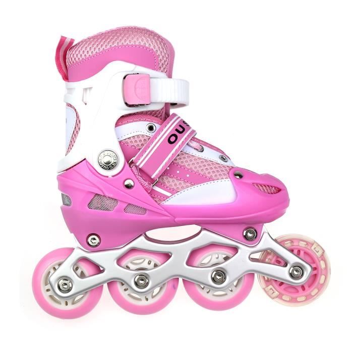 Rollers BB ride 3 roues rose - taille 27/30