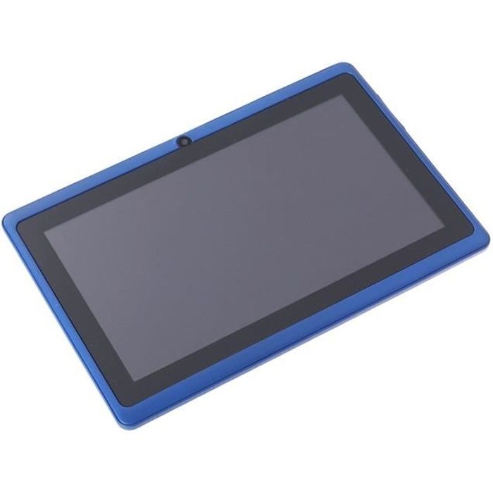 7 pouces Tablet PC Quad Core Android 4.4.2 512 Mo de RAM 8 Go ROM 2.4 GHz Tablet PC avec prise de l'UE (Bleu)