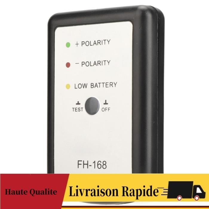 Testeur De Polarité Magnétique Dioche - Stylo Détecteur N/S Avec LED Rouge/vert, Piles AAA