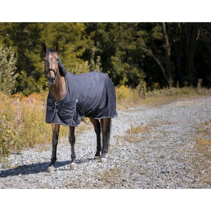 Meilleurs prix pour Couverture RIDING WORLD "Oxford" imperméable - Couleur : noir, Taille : 6'3"/190 cm, Polyfil : 220 g