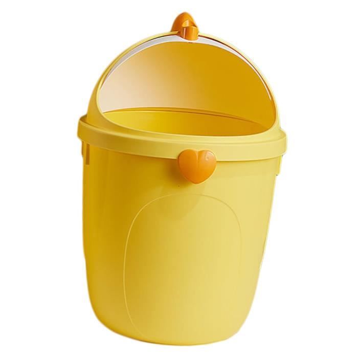 Poubelle De Bureau Mignonne Avec Couvercle – 15,5x13,5x13 Cm – Bleu – Pour Bureau, Table De Chevet, Salle De Bain - 6
