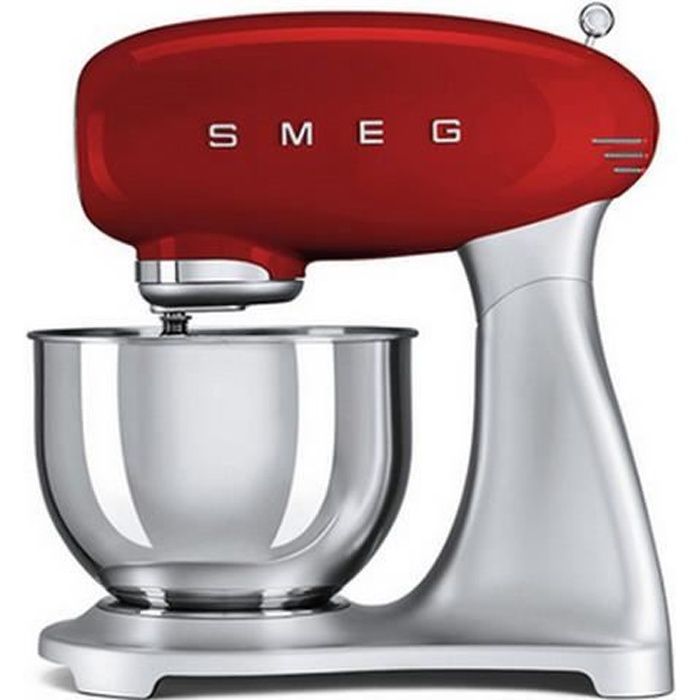 Robot pâtissier SMEG SMF02RDEU - Rouge - Bol 4,8L - 800W