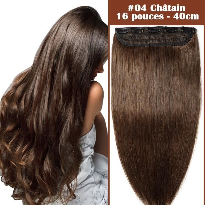 Cheveux clip naturel