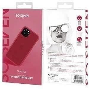SO SEVEN COQUE SUNRISE ROUGE: APPLE IPHONE 12 PRO MAX