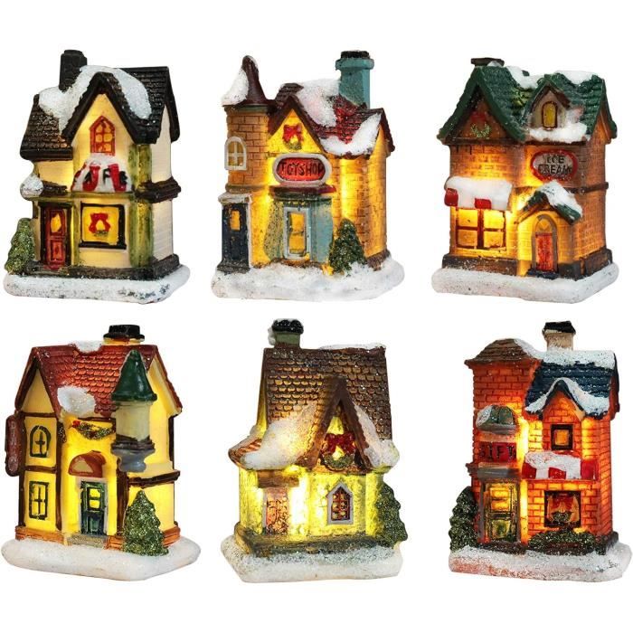 Maison Victorienne Illuminée Pour Village De Noël, Wee Crafts, 21598