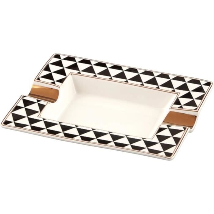 Cendrier De Collection Totem Grenouille En Porcelaine Pour Cigares