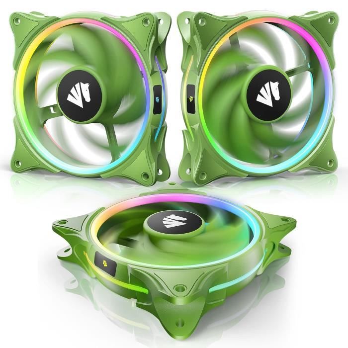 Ventilateur Pc 120mm Rgb Blanc