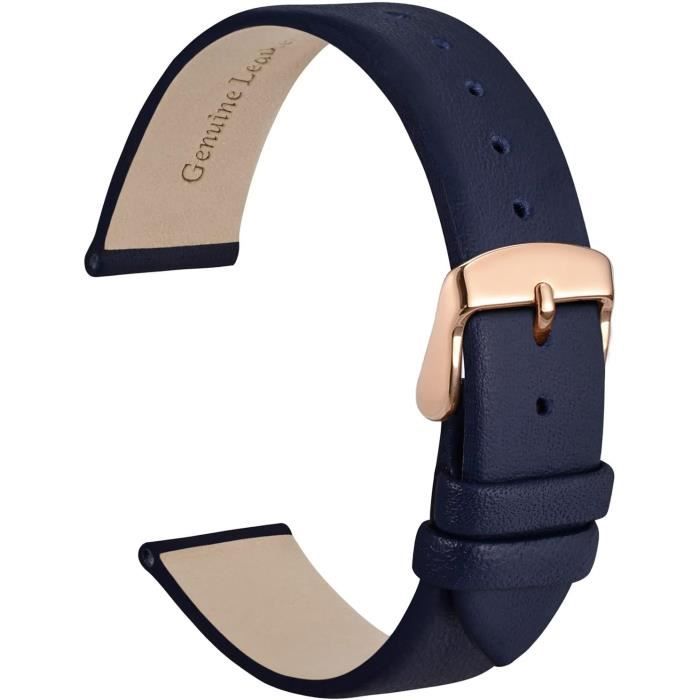 Bracelets De Montre Vintage COBRA En Cuir Véritable - Largeur 8 Ou 12mm, Made In France