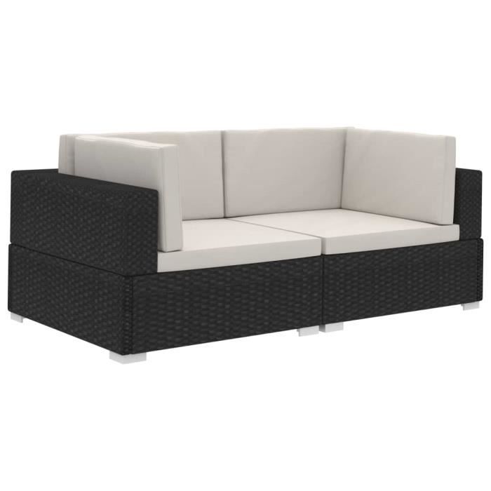 VIDAXL Chaises d'angles lot de 2