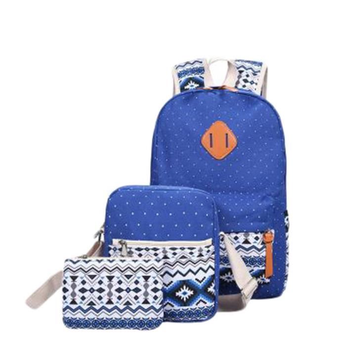 Sac à Dos Écolier Fille 7-15 Ans - Sac D'École Adolescent - Design Ergonomique Et Spacieux - FRONET