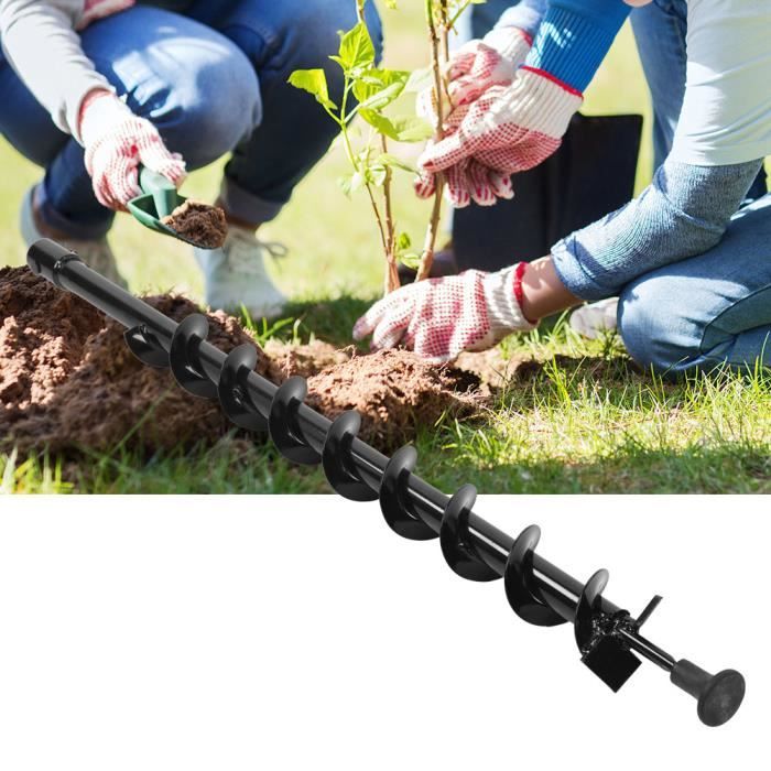 Tarière Professionnelle SDS Max ⌀50mm - Foret Terre 80cm Pour Plantation Et Clôture | Outil Jardin Forage