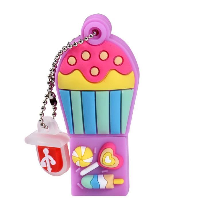 32 Go Clé USB 2.0 Football Clef USB Uflatek Cartoon Flash Drive Blanc Mémoire Stick Portatif U