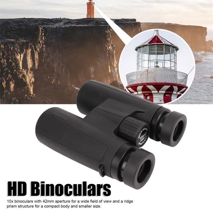 BIJIA 10X42 jumelles anti-buée imperméables remplies d'azote grand