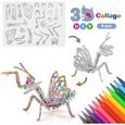 Puzzle 3D Insecte HEYZOEY - Animaux - Moins de 100 pièces - Blanc - Cadeaux pour Enfants-1