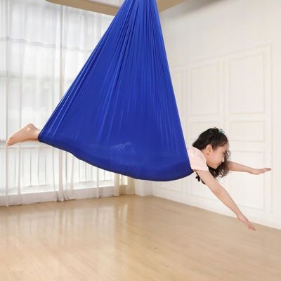 Balançoire sensorielle - Hamac de yoga aérien, doux et apaisant - Balançoire sensorielle portable pour salle de classe, jardin, crèche, terrasse