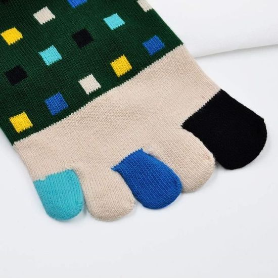 PUTUO Chaussettes 5 Doigts Homme - 5 Paires, Coton, Orteils Séparés, Tailles 39-47
