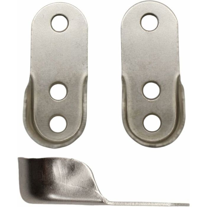 Supports Tringle à Vêtements – Lot De 8 En Métal, Avec Vis, Pour Placard, Dressing Ou Salle De Bain
