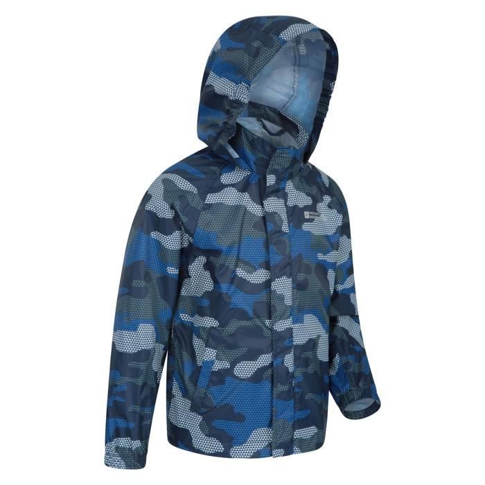 Veste Imperméable Enfant Mountain Warehouse - Camouflage Vert - Taille 2-3 Ans