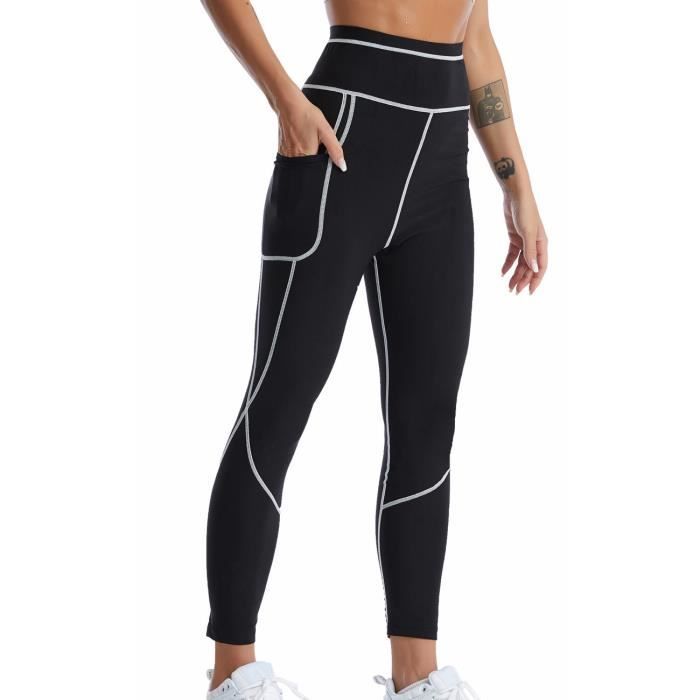 Leggings Anti Cellulite Pantalon Sauna Minceur Hot Shapers Femme Sport Gaine Jambes Body Amincissant