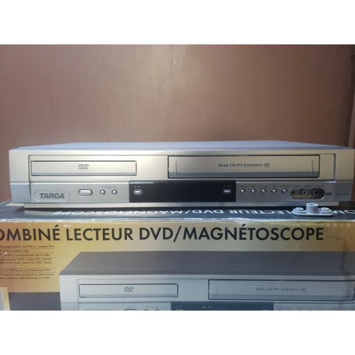 COMBINE TARGA DPV-5400X LECTEUR DVD MAGNETOSCOPE ENREGISTREUR VHS CASSETTE  NEUF - Cdiscount TV Son Photo
