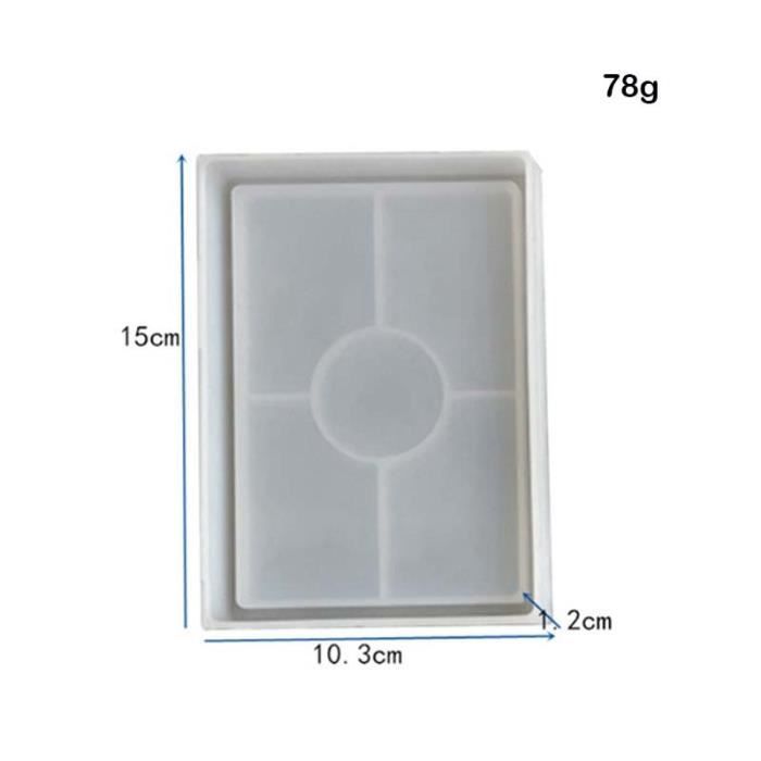 EUIOOVM Plateau de Moule en Silicone, Moule en Silicone pour Resine Sous Verres, Moule Silicone Plateau Rond pour Cendriers, Assiettes, Tapis de Bol 17,2 * 17,2 cm - Moule Silicone Resine EUIOOVM Plateau de Moule en Silicone, Moule en Silicone pour Resine Sous Verres, Moule Silicone Plateau Rond pour Cendriers, Assiettes, Tapis de Bol 17,2 * 17,2 cm - Moule Silicone Resine