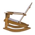 Blumfeldt Rushmore | Chaise à bascule style adirondack | Rocking Chair | 71x95x105 |Résistant aux intempéries |  Bois sapin | marron-2