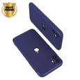 Pack Coque pour iPhone 13 (6,1) Matte Bleu Marine + 1 Verre trempé-2