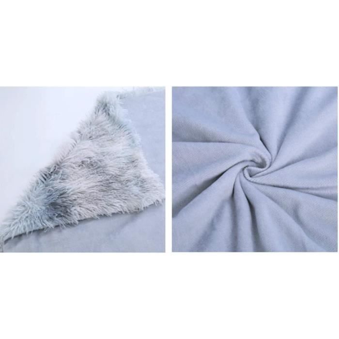 Plaid fausse fourrure pour canapé - Leroy Merlin