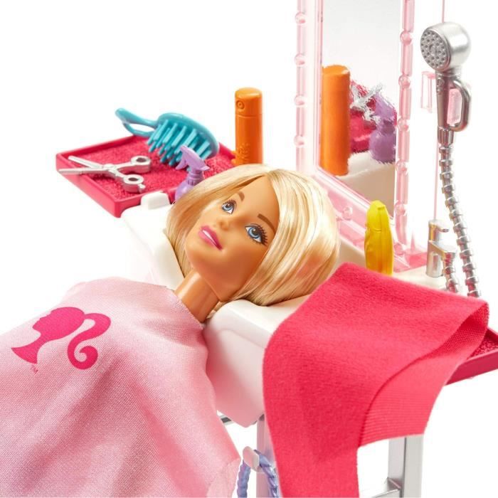 Ensemble De Salon De Coiffure Pour Poupée Barbie, Accessoires De