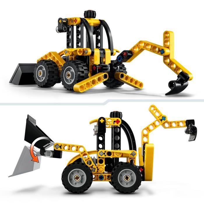 Pasyru Technik Jouet de Tracteur pour Enfants Blocs Ensemble, 302 Pièces Maquette d'Engin de Chantier, Modèle de Véhicule à Construire avec Fonctions Réalistes, Cadeau pour Garçons et Filles Dès 9 Ans