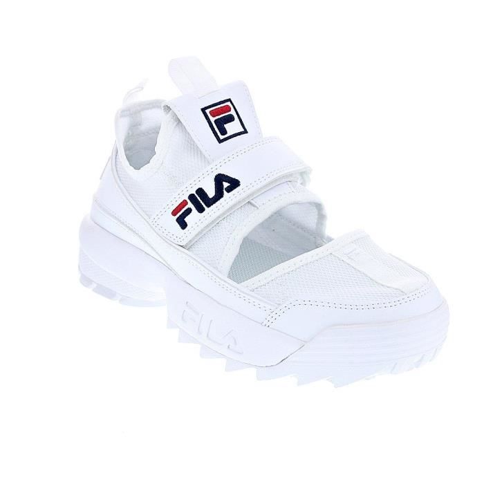 Fila Blanche Femme Chaussure Fila Disruptor Femme Baskets Basses