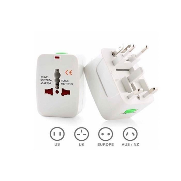 Adaptateur De Voyage Multiprise 2 Pièces - Prise UK Avec Fusible 13A, Pour Malaisie, Singapour, Vietnam, Royaume-Uni - 8