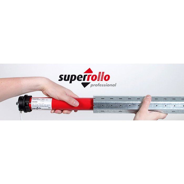 Superrollo RM10MSB Moteur De Volet Roulant Sans Fil 10 Nm Avec Télécommande - Pour Volets Jusqu'à 3,5 M²