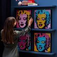LEGO® ART 31197 Andy Warhol's Marilyn Monroe, Poster Mural, Loisirs Créatifs Adultes, Décoration Chambre ou Maison-3