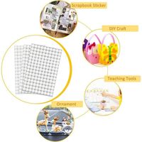 324 Paires Scratch Autocollant Rond 10 Mm - Crochets Et Boucles Double Face, Pour DIY, Artisanat, Fixation - 12