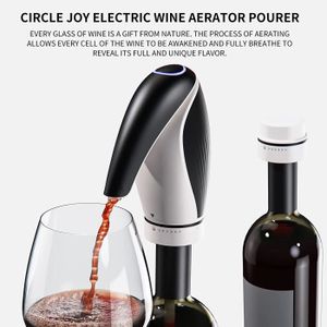 Noir Aérateur Et Distributeur De Vin Rouge Distributeur Automatique D De Vin Multi Smart Verseur Rechargeable Fei Yu 78772317